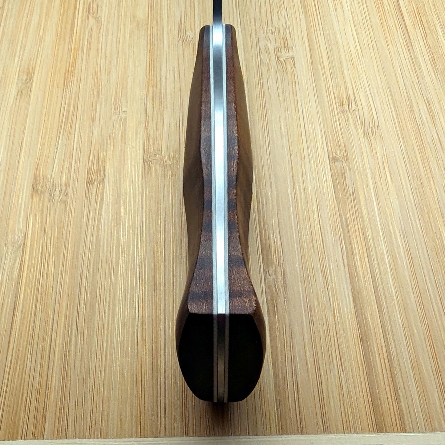 Damascus Chef (Toasted Curly Maple/8")