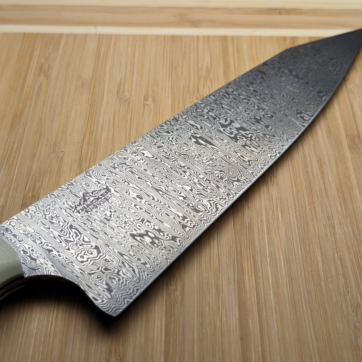 Damascus Chef (Ivory G10 handle/8")