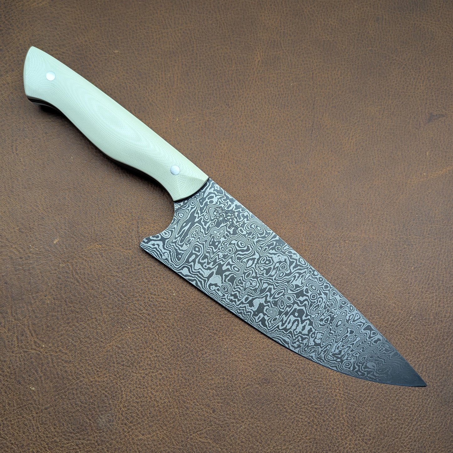 Ivory G10 Damascus Chef