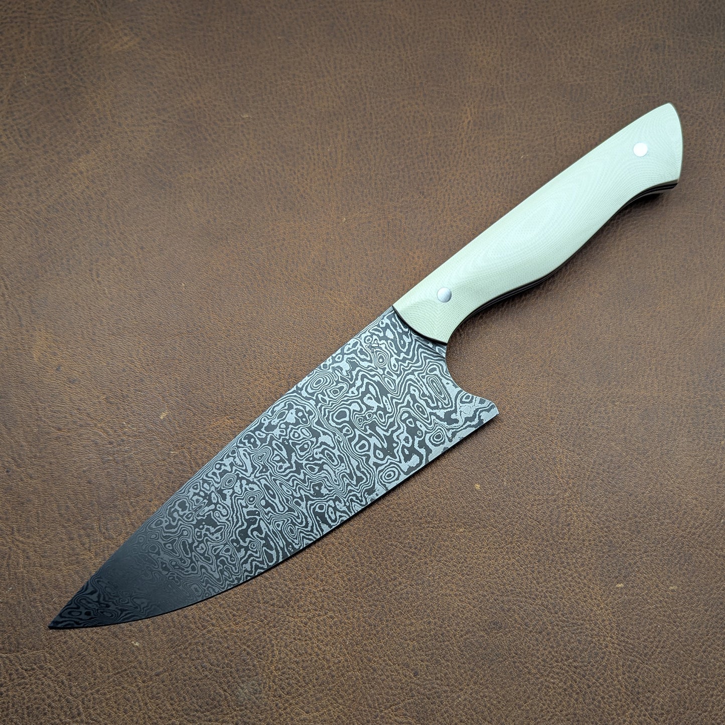 Ivory G10 Damascus Chef