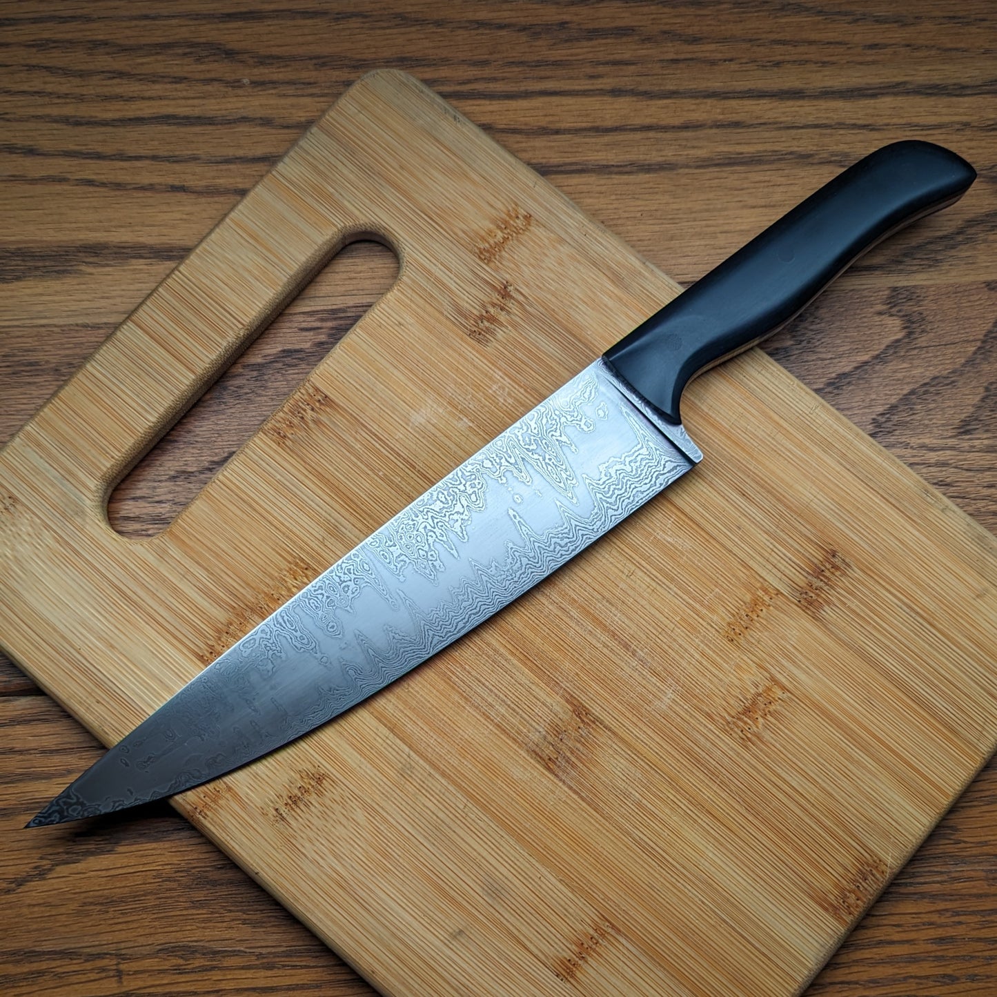 Polished Damascus Carver