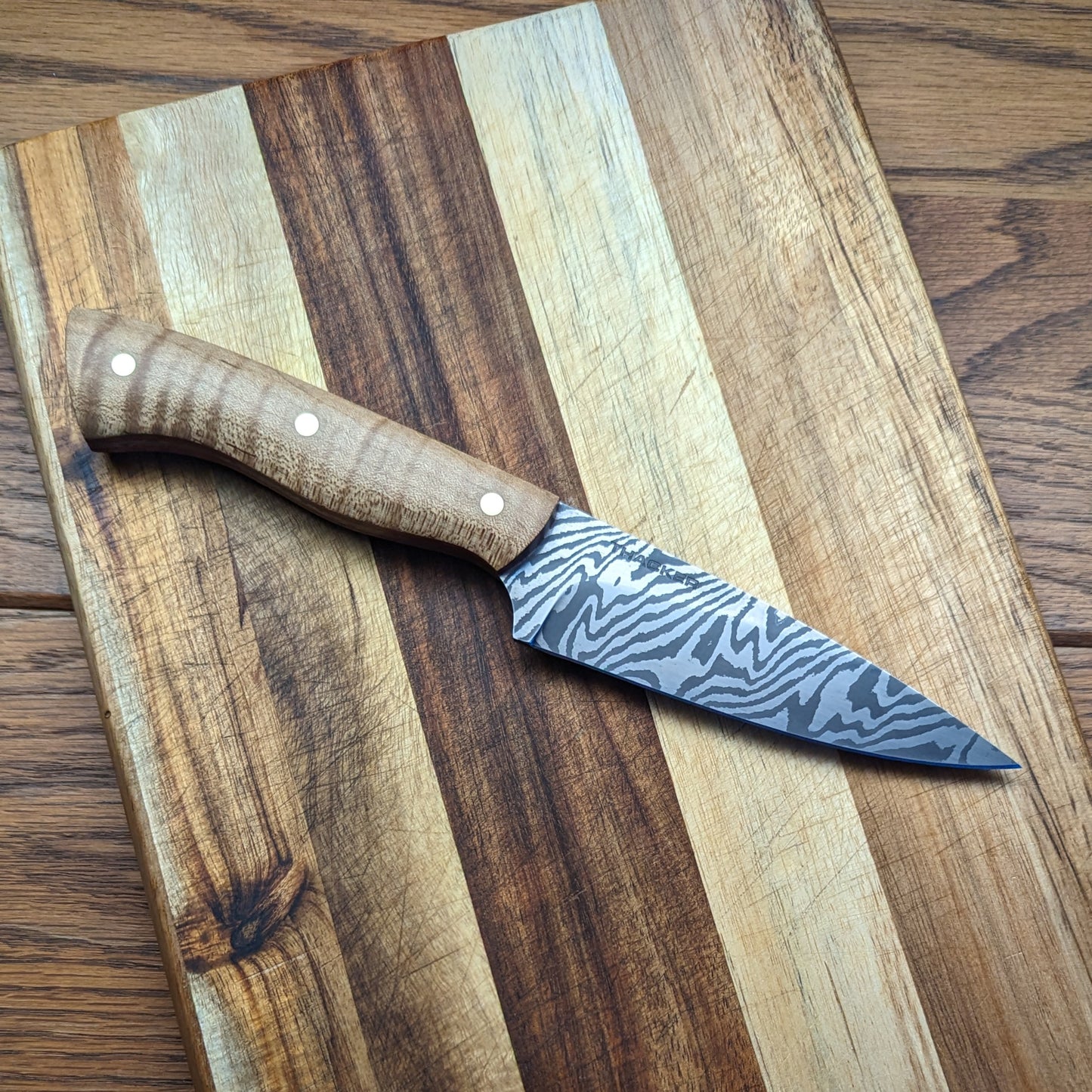 Twist Damascus Paring Knife