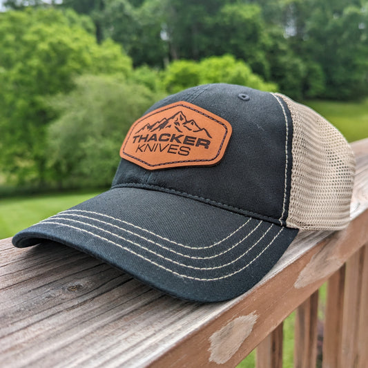 Thacker Knives Trucker Hat (Black/Khaki)