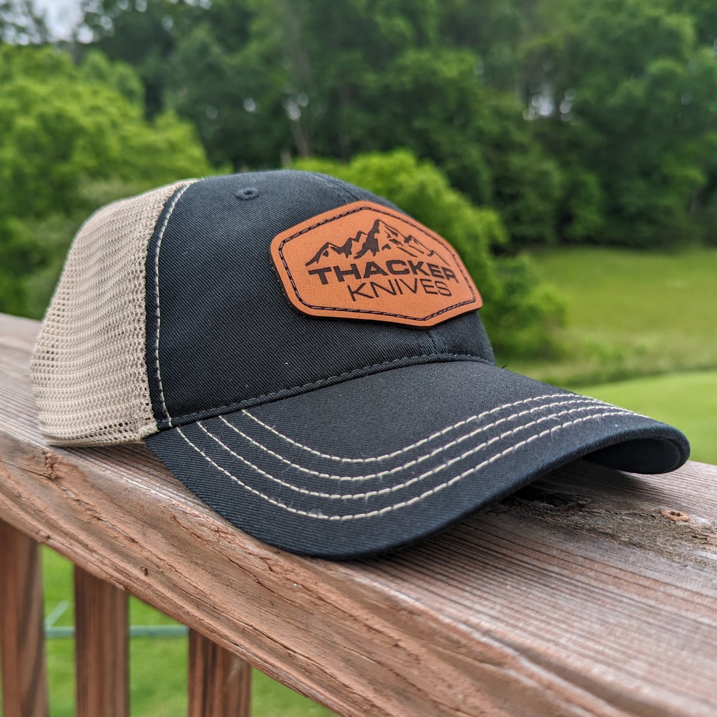 Thacker Knives Trucker Hat (Black/Khaki)