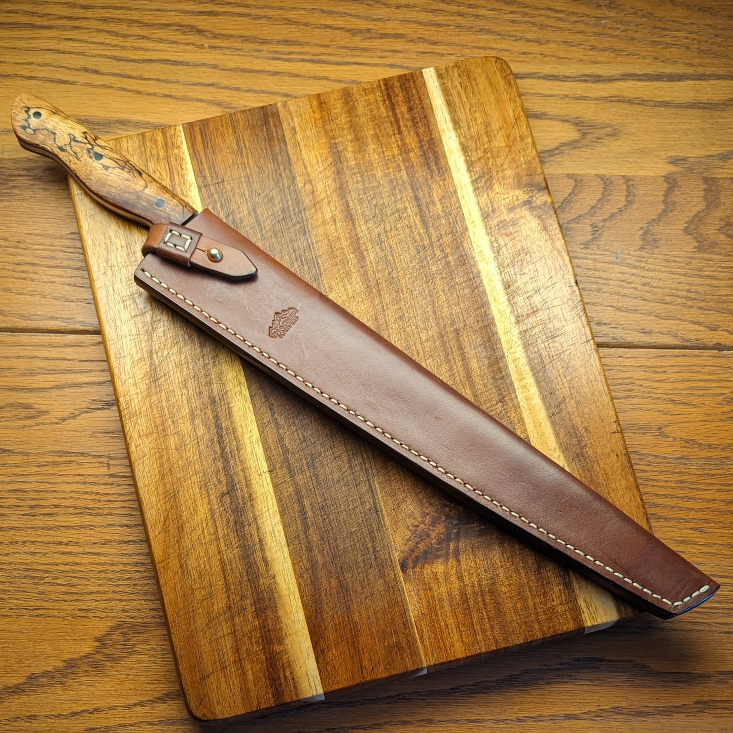 Damascus Brisket Knife 1