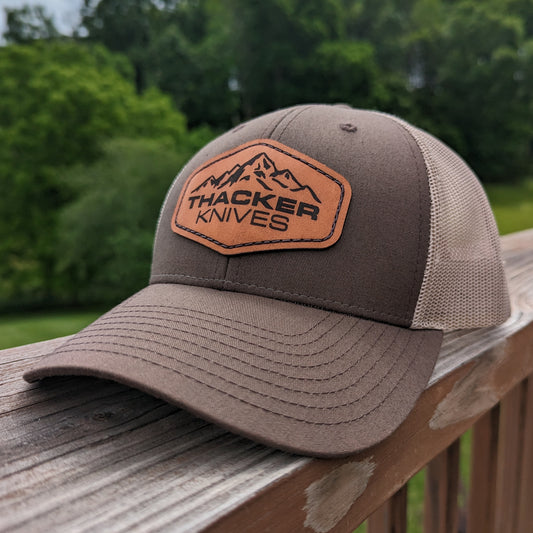 Thacker Knives Trucker Hat (Brown/Khaki)