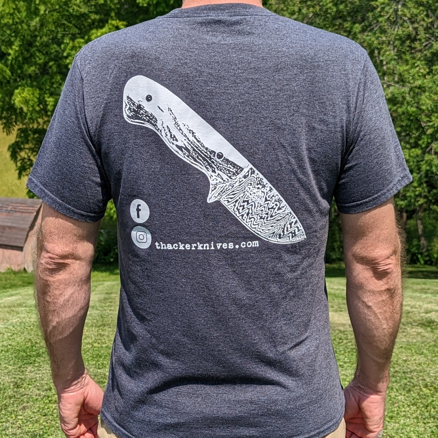 Thacker Knives T-Shirt (Charcoal)