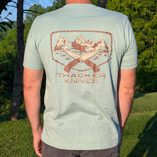 NEW T-Shirt - Dusty Blue Heather