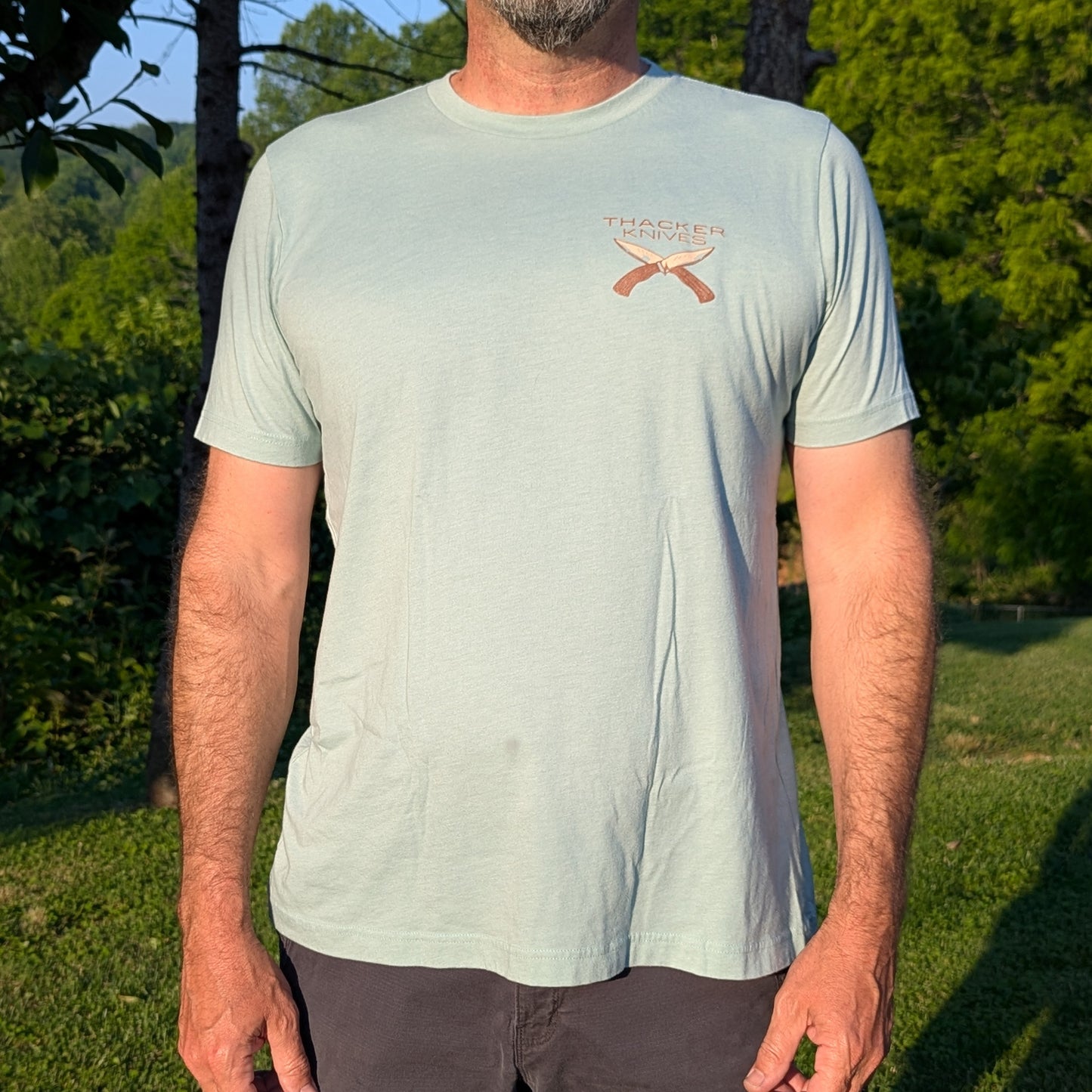 NEW T-Shirt - Dusty Blue Heather