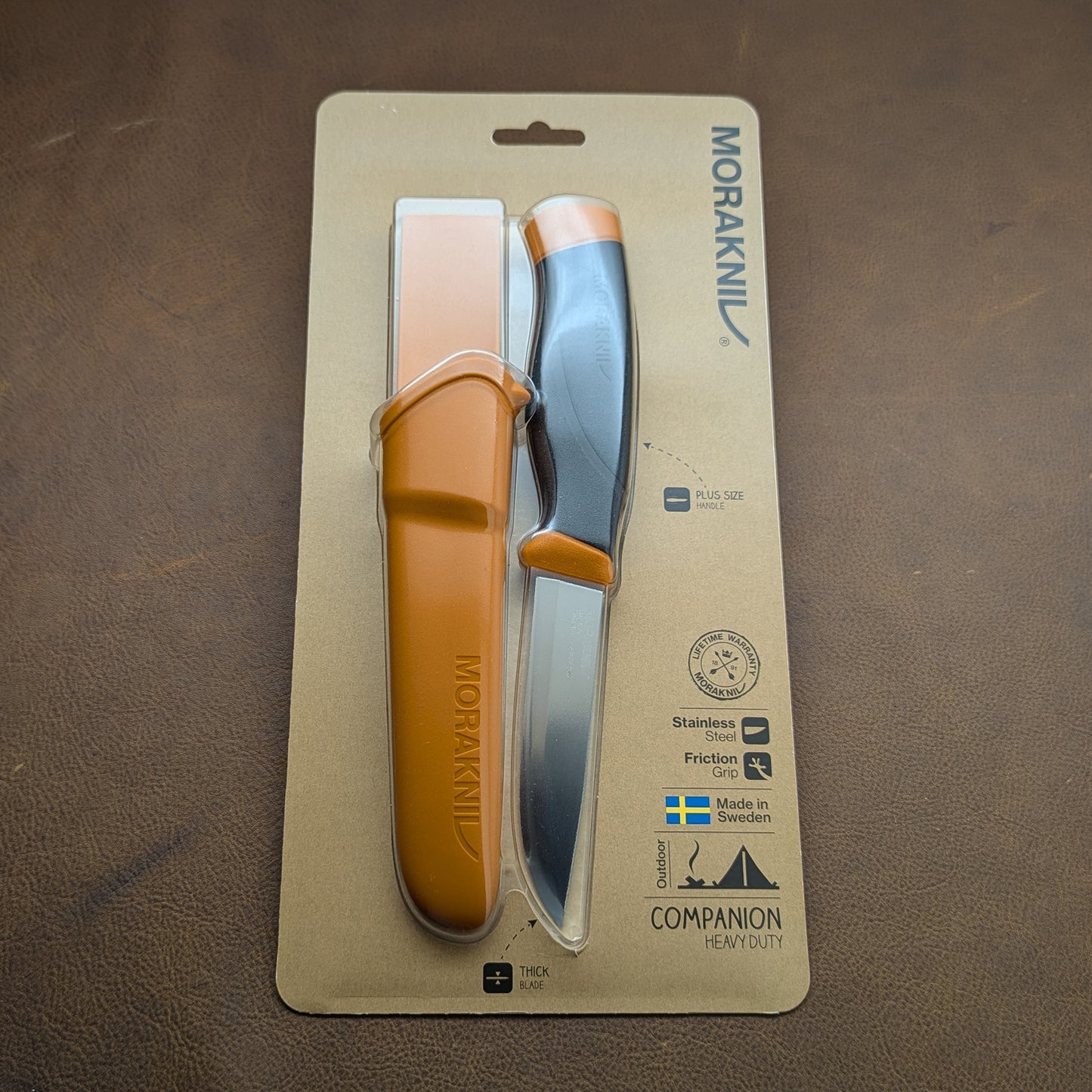 Mora Companion Heavy Duty Burnt Orange