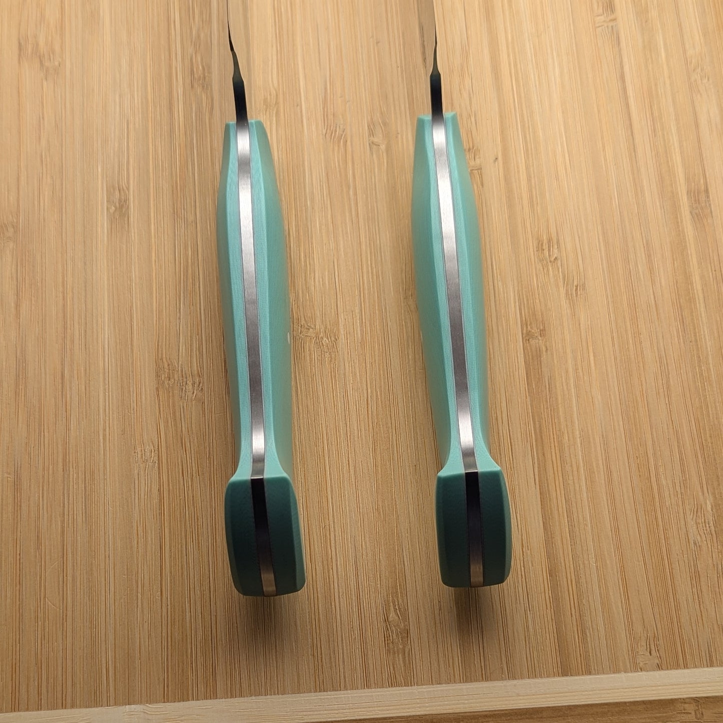 Stainless Kitchen Utility Knife (2 sizes) - Tiffany Blue