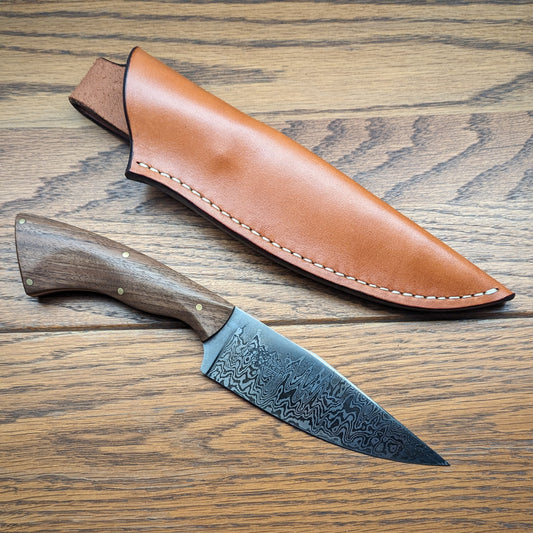 Pistol Grip Damascus Hunter