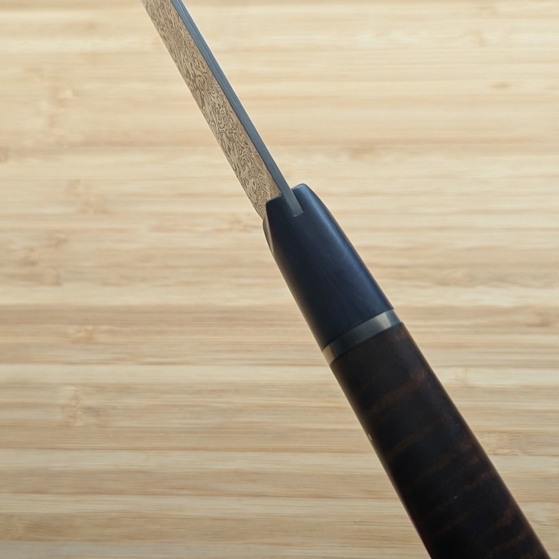 Handmade Damascus Chef's knife handle