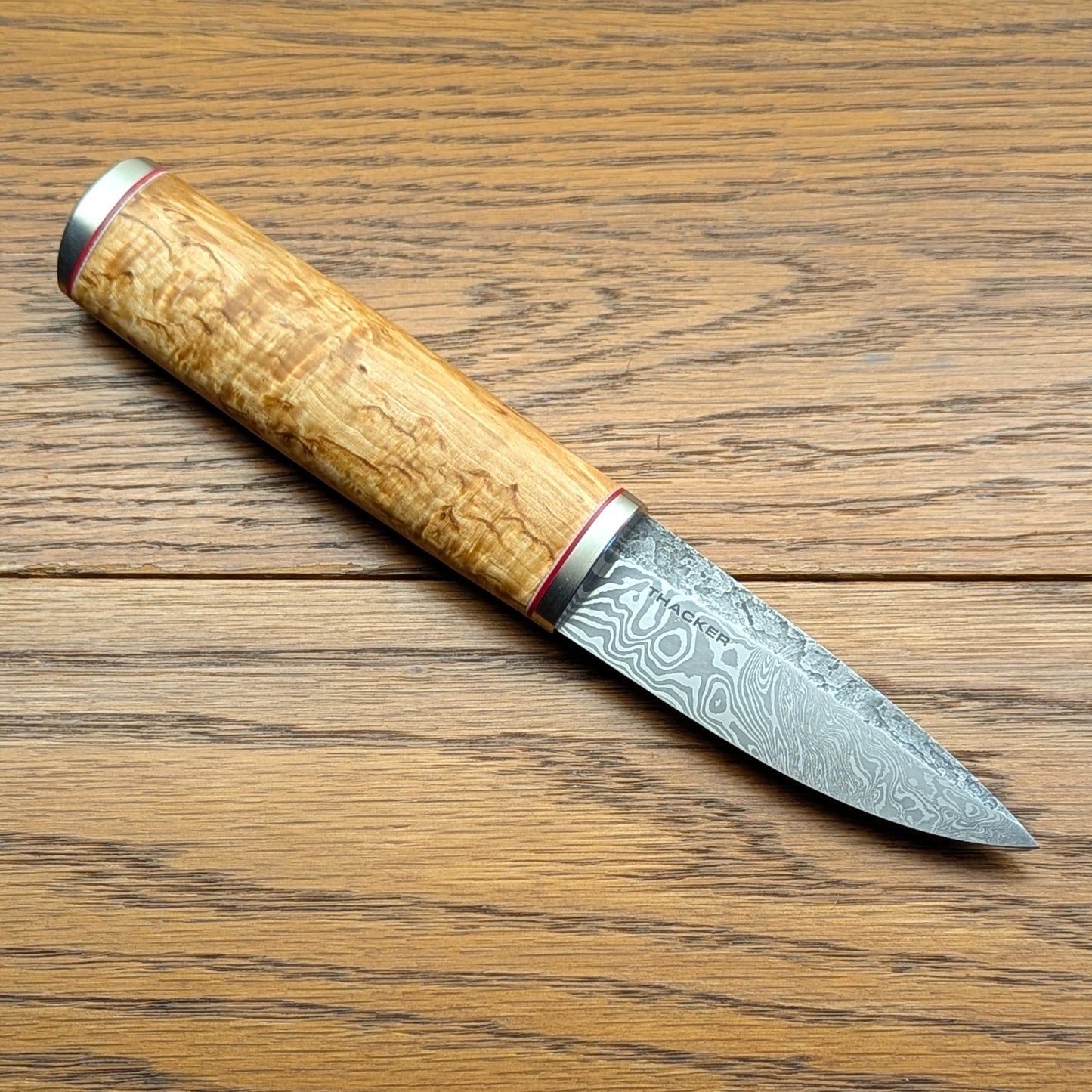 Left-Handed Damascus Puukko