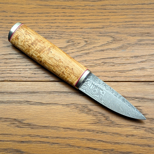 Left-Handed Damascus Puukko