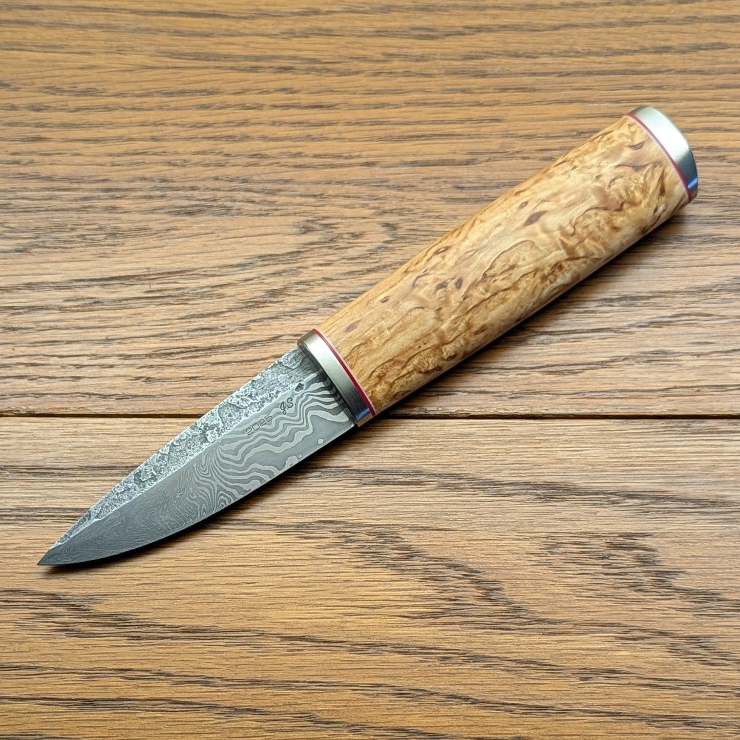 Left-Handed Damascus Puukko