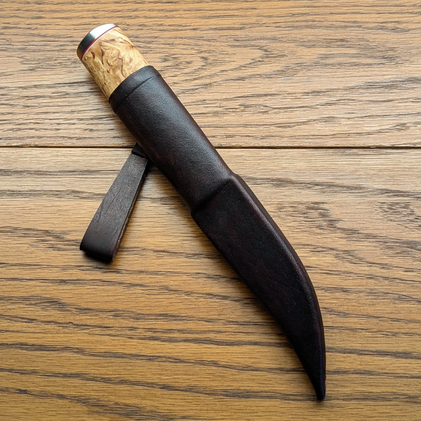 Left-Handed Damascus Puukko