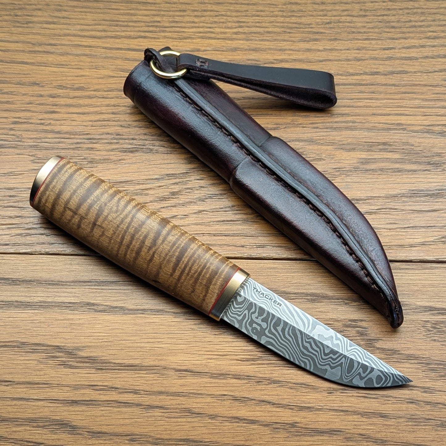 Twist Damascus Puukko
