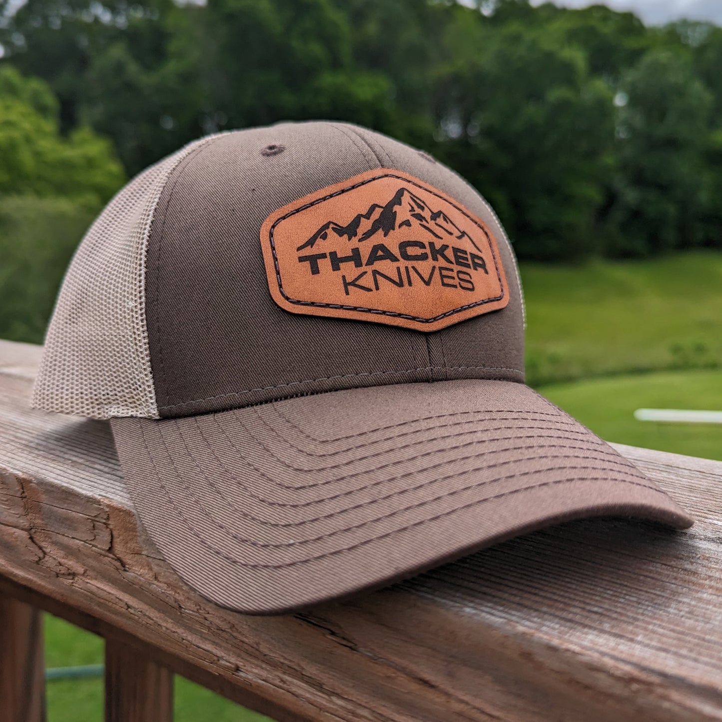 Thacker Knives Trucker Hat (Brown/Khaki)
