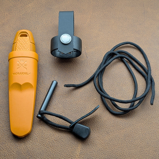Mora Eldris with Neck Knife Kit - Burnt Orange