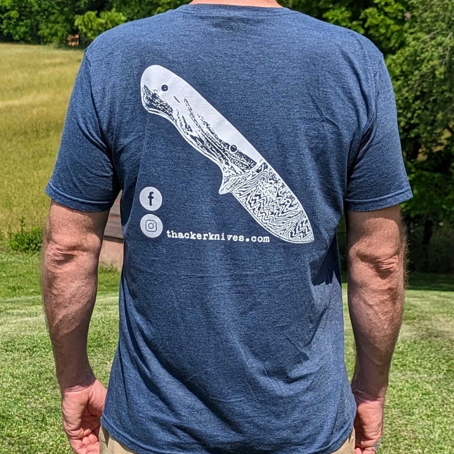 Thacker Knives T-Shirt (Navy)
