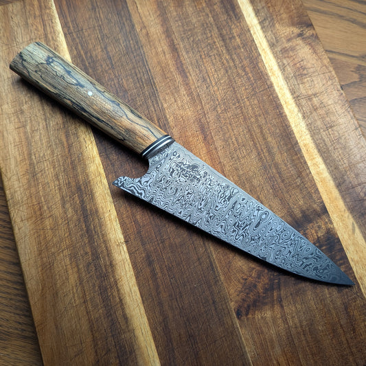 Damascus Chef - Spalted Hickory